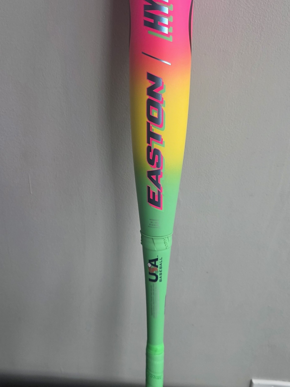 Easton Kids Gradient Green Bat - Multicolor